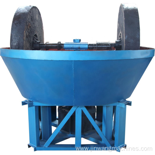 Energy Efficient Wet Pan Gold Mill Machine Mining Pan Mill for sale